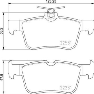 Тормозные колодки BREMBO P24175