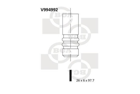 Впускной клапан BGA V994992