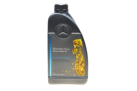 Олива моторна MB 229.5 1л SAE 5W-40 MB 229.5 Mercedes MERCEDES-BENZ 000989210711faee