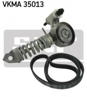 Комплект поліклиновий (ремінь+ролики) SKF VKMA 35013