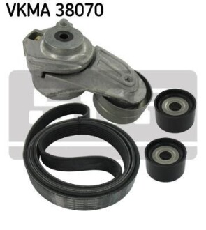 Поликлиновой ременный комплект SKF VKMA 38070