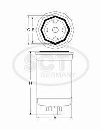 Фильтр топливный SCT SCT Germany ST 6106