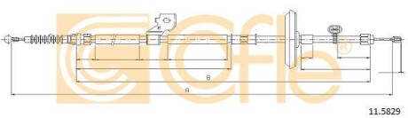 Трос стояночного тормоза COFLE 11.5829