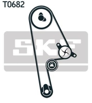 Комплект ременя ГРМ SKF VKMA 93616