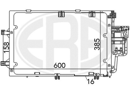 Радіатор ERA 667098