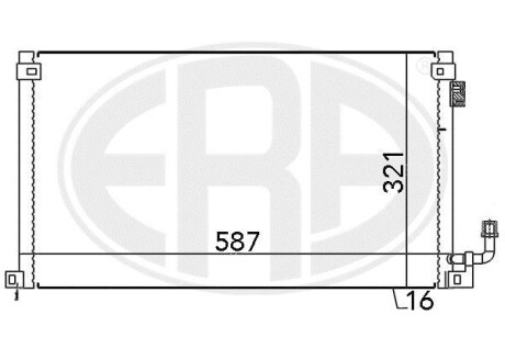 Радиатор ERA 667141