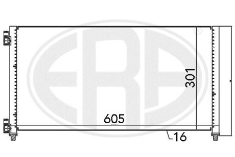 Радиатор ERA 667066