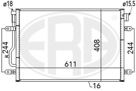 Радиатор ERA 667060