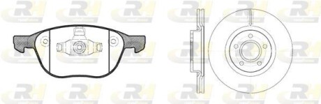 Гальмівний комплект (Диски RH 6711.10 + Колодки RH 21082.00) 81082.01 ROADHOUSE 8108201