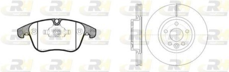 Гальмівний комплект (Диски RH 61019.10 + Колодки RH 21219.00) 81219.00 ROADHOUSE 8121900