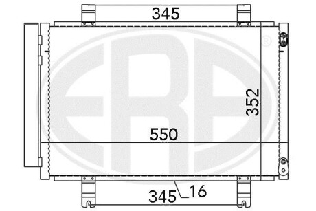 Радиатор ERA 667075