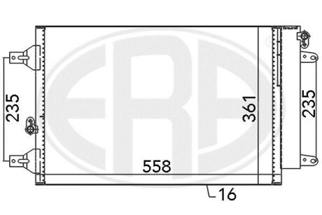 Радиатор ERA 667059