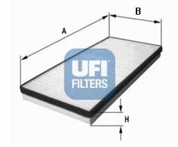 Фільтр, повітря у внутрішній простір UFI 53.028.00 (фото 1)