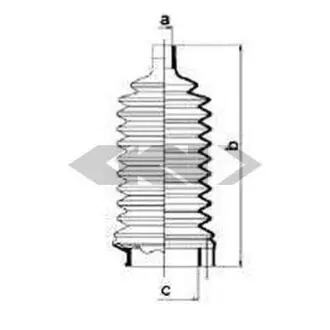 Пыльник рулевого механизма GKN SPIDAN 83725
