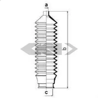 Пильник рульового механізму GKN SPIDAN 83602