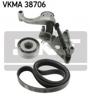 Комплект ременя ГРМ SKF VKMA 38706