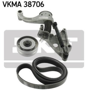 Комплект ремня ГРМ SKF VKMA 38706