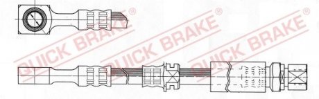 Гальмівний шланг QB QB QUICK BRAKE 50.976