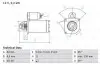 Стартер BOSCH 0 986 025 550 (фото 1)