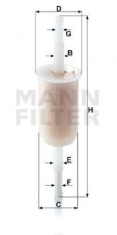 Топливный фильтр MANN MANN (Манн) WK32