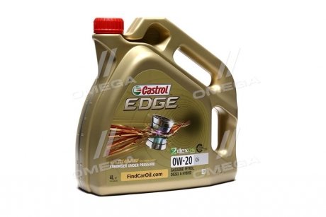 Моторное масло Egde Supercar A / 0w-20 / 4л. / (ILSAC GL-5, API SN) CASTROL 15CC95