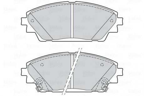 Гальмівні колодки дискові MAZDA CX-3/Mazda 3 "1,5-2,0 "F "08>> VALEO 302285