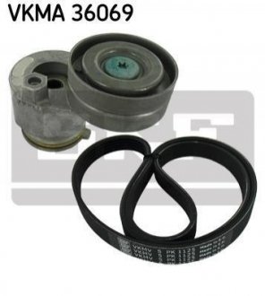 Ремкомплект приводного ремня SKF VKMA 36069 (фото 1)