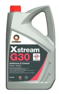 Антифриз-концентрат 5 л червоний COMMA XSTREAM G30 KONC. 5L