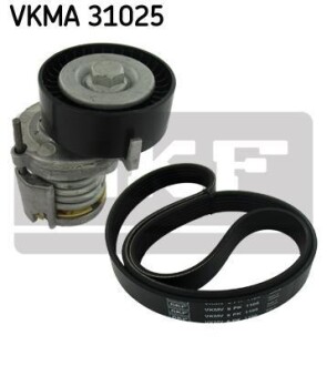 Комплект поліклиновий (ремінь+ролики) SKF VKMA 31025