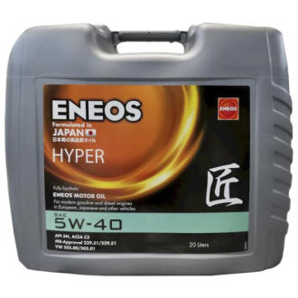 Моторна олива Hyper 5W-40 синтетична 20 л ENEOS EU0031201N