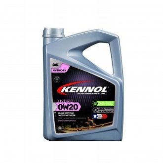 Олива моторна HYBRID 0W20 (4L) KENNOL 192444