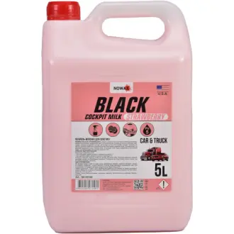 Поліроль для салону Black Cockpit Milk полуниця 5000 мл NOWAX NX05148