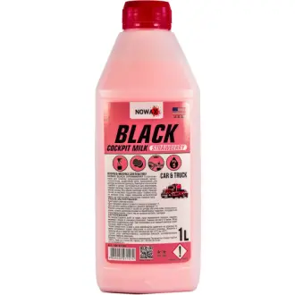 Поліроль для салону Black Cockpit Milk полуниця 1000 мл NOWAX NX01188