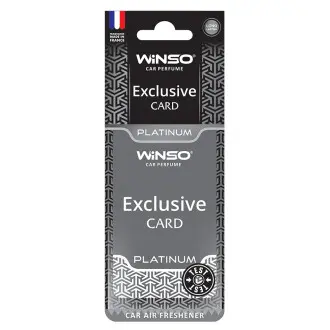 Освежитель воздуха Exclusive, целлюлозный ароматизатор, Platinumk, (50шт/ящ.) Ароматизаторы воздуха WINSO 533140