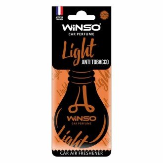 Освіжувач повітря Light, целюлозний ароматизатор, Anti Tobacco WINSO 532910