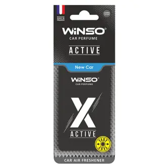 Освіжувач повітря X Active, целюлозний ароматизатор, New Car, (50шт/ящ.) Ароматизатори повітря WINSO 533510