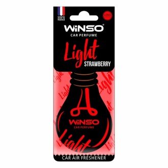 Освіжувач повітря Light, целюлозний ароматизатор, Strawberry, WINSO 533070