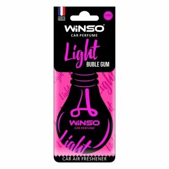 Освежитель воздуха Light, целлюлозный ароматизатор, Bubble Gum, WINSO 532940