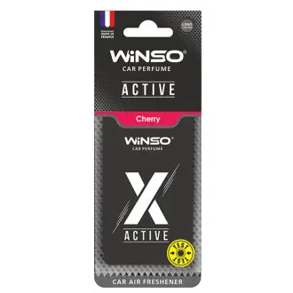 Освіжувач повітря X Active, целюлозний ароматизатор, Cherry, (50шт/ящ.) Ароматизатори повітря WINSO 533450