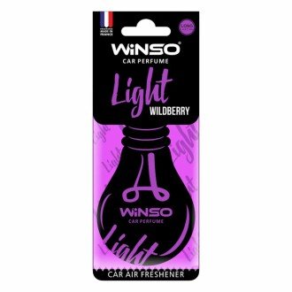 Освежитель воздуха Light, целлюлозный ароматизатор, Wildberry, WINSO 533100