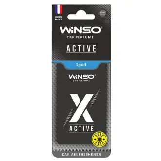 Освіжувач повітря X Active, целюлозний ароматизатор, Sport, (50шт/ящ.) Ароматизатори повітря WINSO 533550