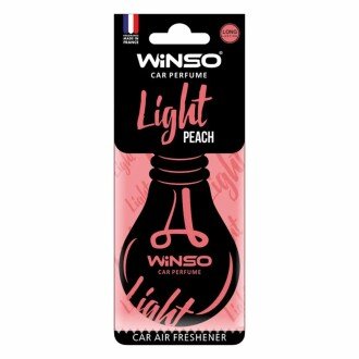 Освіжувач повітря Light, целюлозний ароматизатор, Peach, WINSO 533040