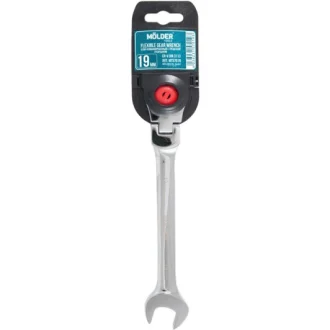 Ключ комбинированный трещоточный I-образный 19 мм с шарниром MOLDER MT57019