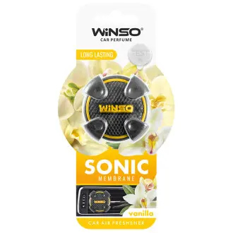 Освіжувач повітря Sonic, мембранний на дефлектор - Vanilla (18шт./ящ.) Ароматизатори повітря WINSO 531050