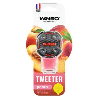 Освежитель воздуха Tweeter, на дефлектор, 8мл., Peach (24шт/ящ.) Ароматизаторы воздуха WINSO 533190
