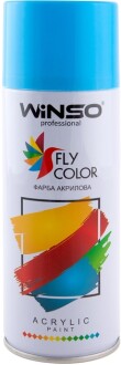 Фарба акрилова,Spray 450ml.,світло-голубий,(LIGHT BLUE/RAL5012),12шт/уп. Автофарби WINSO 880270