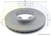 - Диск гальмівний вентильований з покриттям Гальмівна система COMLINE ADC1234V (фото 1)