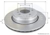 - Диск гальмівний вентильований з покриттям Гальмівна система COMLINE ADC1726V (фото 1)