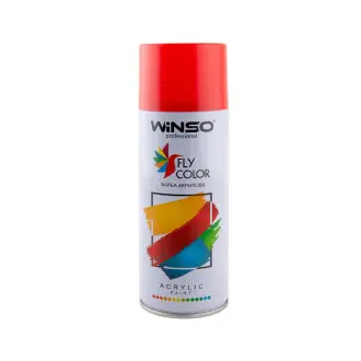 Фарба акрилова, Spray 450ml., темно-червоний, (RUBY RED/RAL3003), 12шт/уп. Автофарби WINSO 880260