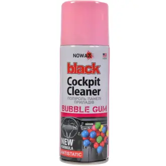Поліроль для салону "Black" Cockpit Cleaner bubble gum 450 мл NOWAX NX00459